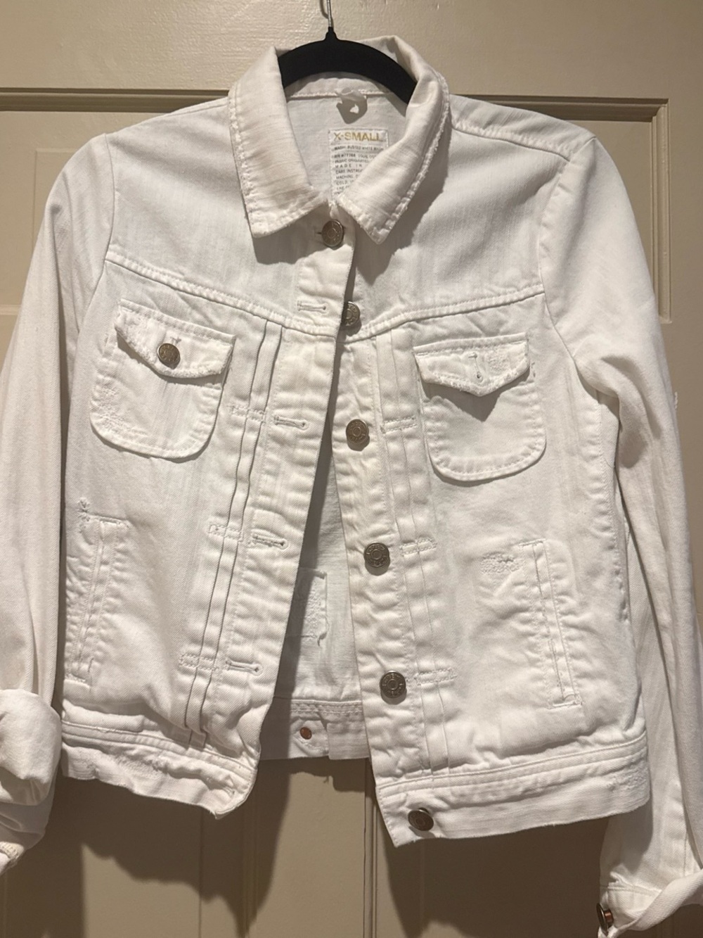J. Crew White Women's Denim Jacket -